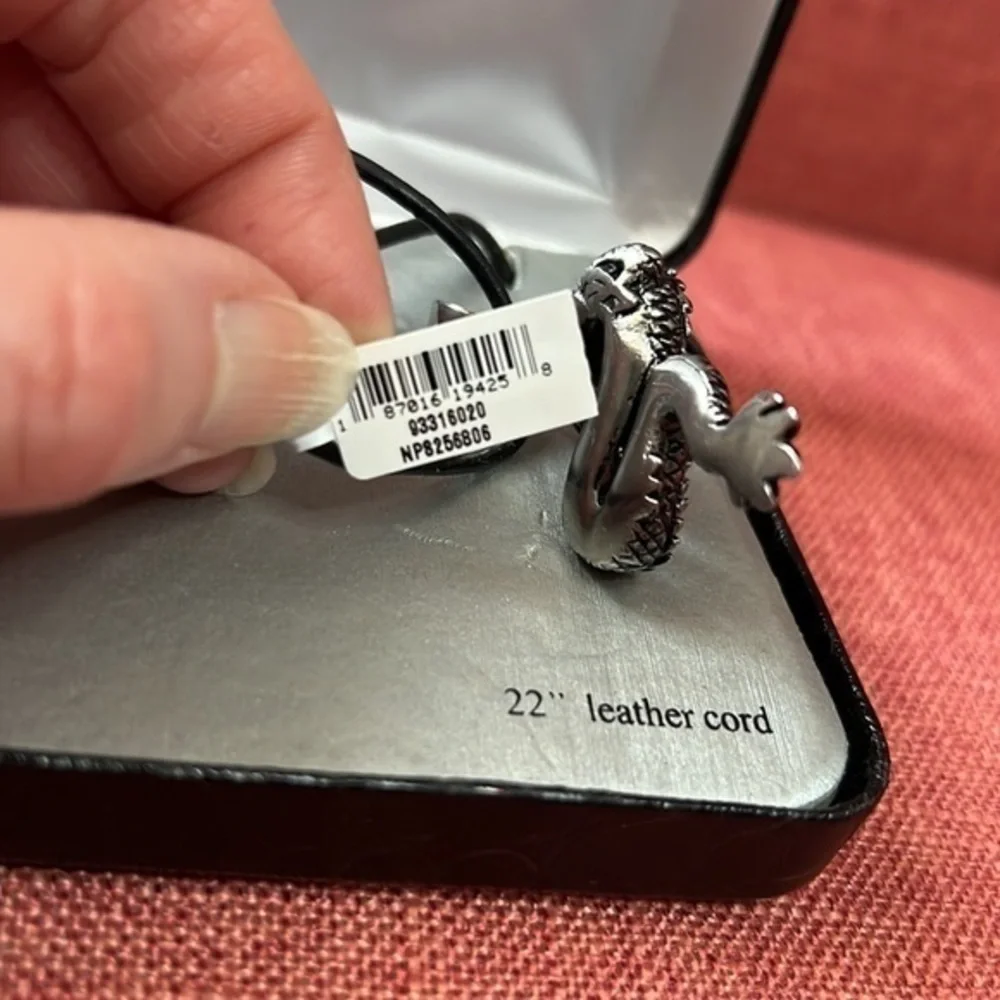 Stainless steel‎ dragon pendant